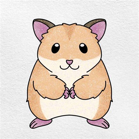 draw cute hamster|easy demon hamster drawings.